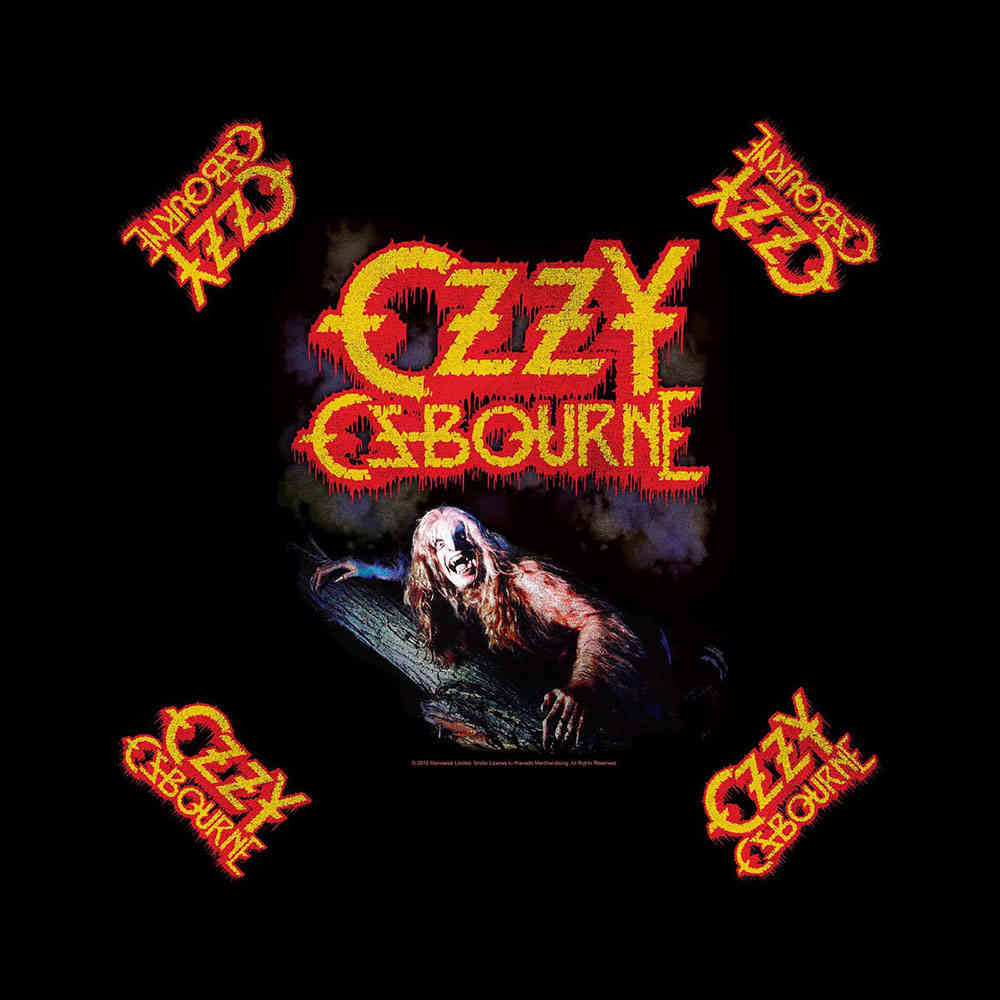 Ozzy Osbourne - Bark At The Moon Bandana - Noir